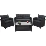 MCW Poly-Rattan Garnitur MCW-F10 Anthrazit