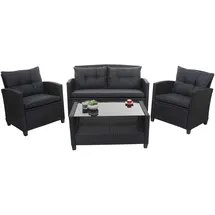 MCW Poly-Rattan Garnitur MCW-F10 Anthrazit