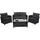 MCW Poly-Rattan Garnitur MCW-F10 Anthrazit