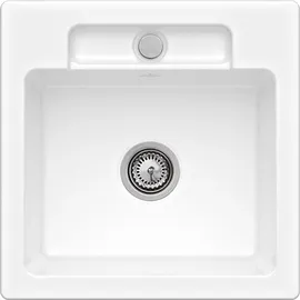 Villeroy & Boch Siluet 50 S weiß alpin + Handbetätigung