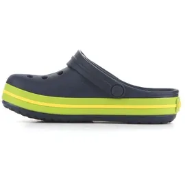 Crocs Kid's Crocband Clog Navy/Volt Green 20,5