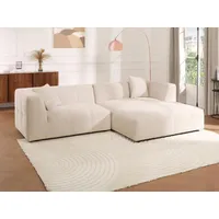 vente-unique Ecksofa - Ecke rechts - Cord - Beige - naemia von Maison Céphy