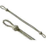 Feuerwehr Mützenkordel/Mützenschnur silberfarbiger Draht 6mm