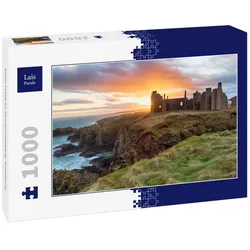 Lais Puzzle Slains Castle im Sonnenuntergang, Schottland 1000 Teile