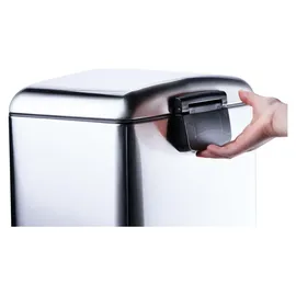 Dirt Devil Tretmülleimer 30 l Silber