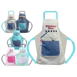 Emily ́s Check Kinderschürze + Topfhandschuh, 3-6 Jahre, Kitchen Star
