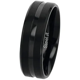 Amor "2037292/-93/-94/-95/-96" Gr. 58, schwarz, Fingerringe, Damen, 58, Edelstahl, Fingerring