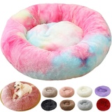 Hundekissen, Anti-Stress, XXL, große Größe, Hundebett und Katze, XXL, Puppy Love Korb, Anti-Stress, Orthopädisch, Mittel (60 cm, Rainbow)