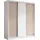 ax living Schwebetürenschrank Cabinio 180 x 216,1 x 61 cm Weiß