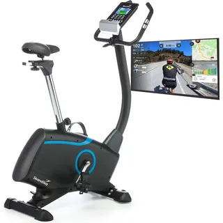 Skandika Ergometer Atlantis mit iConsole), und Kinomap App | Schwarz