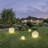 KANLUX Gartenkugel Außenleuchte Terrakotta Ø 30 cm IP65 inkl. Erdspieß