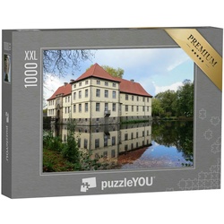 puzzleYOU Puzzle Puzzle 1000 Teile XXL „Schloss Strünkede, Herne, Deutschland“, 1000 Puzzleteile, puzzleYOU-Kollektionen