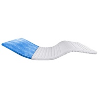 Topper Memory Foam, Premium Gelschaum-Topper weich, Atmungsaktiver Geltopper, AM Qualitätsmatratzen, 6 cm hoch, Gelschaum, 200x220 cm weiß 200 cm x 220 cm x 6 cm