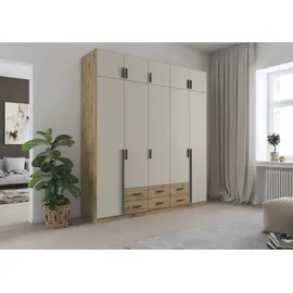 Rauch Wäscheschrank GAMMA 226 x 248 x 54 cm Eiche artisan/Champagner