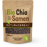 Naturacereal ® Bio Chia Samen 1000 g - Reformhaus Qualität