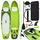 vidaXL SUP-Board-Set Aufblasbar 300 x 76 x 10 cm Grün
