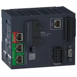 Schneider Electric TM262M15MESS8T SPS/Motion-Steuerung, Modicon M262, IIoT-fähig, 5 ns/Anweisung, 4 Achsen, 2x Ethernet, OPC UA, SERCOS 3, 8