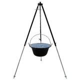 Grillplanet Holzkohlegrill grau