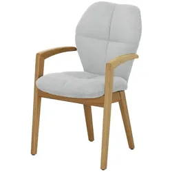 Wohnwert Polsterstuhl  Luisa ¦ grau ¦ Maße (cm): B: 57 H: 89 T: 64.0