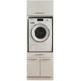 laundreezy Laundreezy, weiß, Holzwerkstoff, 67.5x200x67.5 cm, Softclose, höhenverstellbare Füße