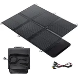 Faltbares Solarpanel 100W 120W Solar-Ladegerät IP67 Wasserdicht und Staubdicht Hohe Ausgangskonversionseffizienz 22% Tragbares Ladegerät Solarstrom Solarpanel Camping Outdoor Notstromversorgung