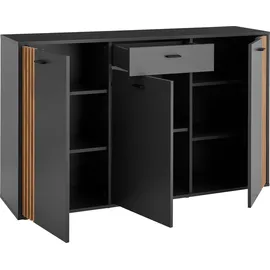 HBZ Dublin Kommode 140 x 86 x 38 cm Grau