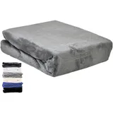 Jack Spannbettlaken Mikrofaser 90 x 200 cm grau