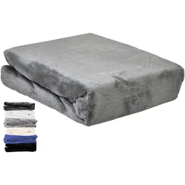 Jack Spannbettlaken Mikrofaser 90 x 200 cm grau