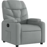 vidaXL Relaxsessel Hellgrau Stoff