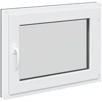 vidaXL Kellerfenster RISOR 80 x 50 cm grau