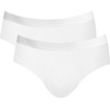 Herren Slips, Multipack - 24/7 Midi, Unterwäsche, Unterhose, Baumwolle, Logo, einfarbig Weiß S Pack