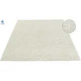 LeGer Home by Lena Gercke Wollteppich "Ainhoa, handgewebt, Wolle" Gr. 1, beige (creme), B:60cm H:12mm L:90cm, Kunstfaser, Wolle, LEGER HOME BY LENA GERCKE, Teppiche, einfarbig, Wolle, Teppich, Wohnzimmer, Schlafzimmer, Esszimmer