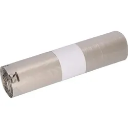 DEISS Mittlere Belastung Abfallsäcke 120 L Recycled Keine Transparent LDPE (Polyethylen niedriger Dichte) 25 Stück