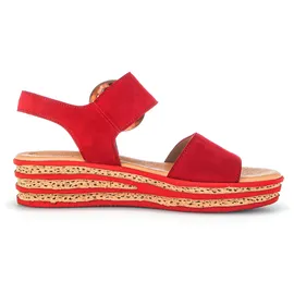 Gabor Keilsandalette Damen Rot 44