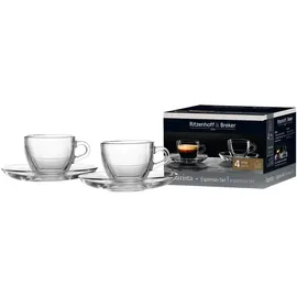 Ritzenhoff & Breker Barista Espresso-Set 0,08 l Transparent 6 St.