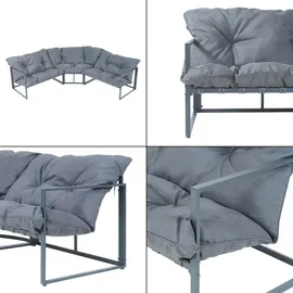 casa.pro Karg Loungeset dunkelgrau