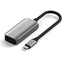 Satechi USB-C zu HDMI 2.1 8K Adapter (USB Typ-C, 6.38 cm), Data + Video Adapter, Grau