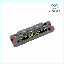 M5Stack Byte Switch Unit, Eingabemodul, 8 Schalter, STM32G031 Controller, RGB-LED-Anzeige, 5V