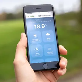 Kerbl Digitale Wetterstation 7in1 Weiß 291394