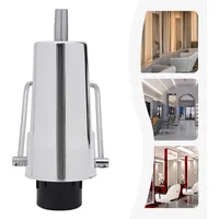 Shiyinge Friseurstuhl Hydraulikpumpe Hydraulische Pumpe Adjustable Salon Hydraulic Pump Durable FüR Bar Stuhl FriseurstüHle Friseur Sessel Einrichtung Silber EinstellbarehöHe 11Cm TragfäHigkeit 200Kg