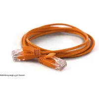 Wantec 7255 Netzwerkkabel orange 0.25 m Cat6a U/UTP UTP,