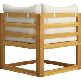 vidaXL 5-tlg. Garten-Lounge-Set mit Auflagen braun