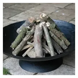 Esschert Design Feuerschale Gusseisen Ø 60 cm schwarz