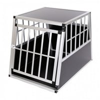 zoomundo Hundetransportbox / Kofferraumbox aus Aluminium - 1-Türig Premium