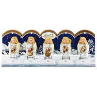 LINDT Schokolade, Lindt Mini Engel mit Perforation aus Alpenvollmilchschokolade 50g