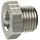 Riegler Reduziernippel kurz, G 1/2 a., G 1/8 i., SW 24, Messing vern.