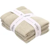 VOSSEN Detox Time Seiftuch 30 x 30 cm braun 3 St.