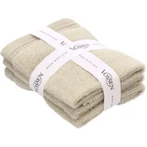 VOSSEN Detox Time Seiftuch 30 x 30 cm braun 3 St.