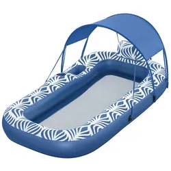 Bestway Aufblasbare Matratze mit Sonnenschutz Komfort Plus 198x112 cm Strand und Pool 43732