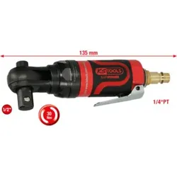 KS Tools 1/2" SlimPOWER Mini-Druckluft-Umschaltratsche 30Nm